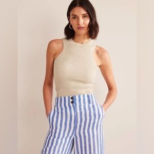 Ribbed Racer Vest, M